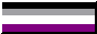 Asexual Flag Button